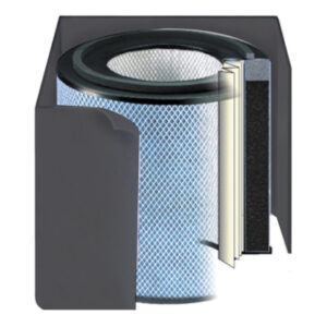 Austin Air Bedroom Machine Replacement filter with pre-filter in black